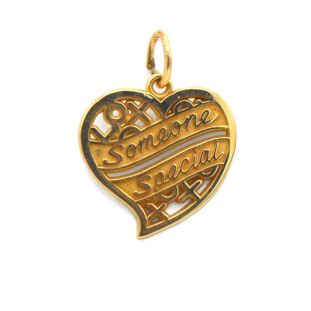 14k Yellow Gold "Someone Special" Charm